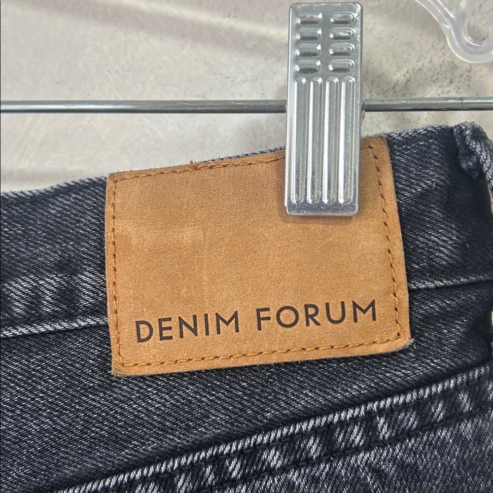 Denim Black Women's Shorts - Picture 6 of 9